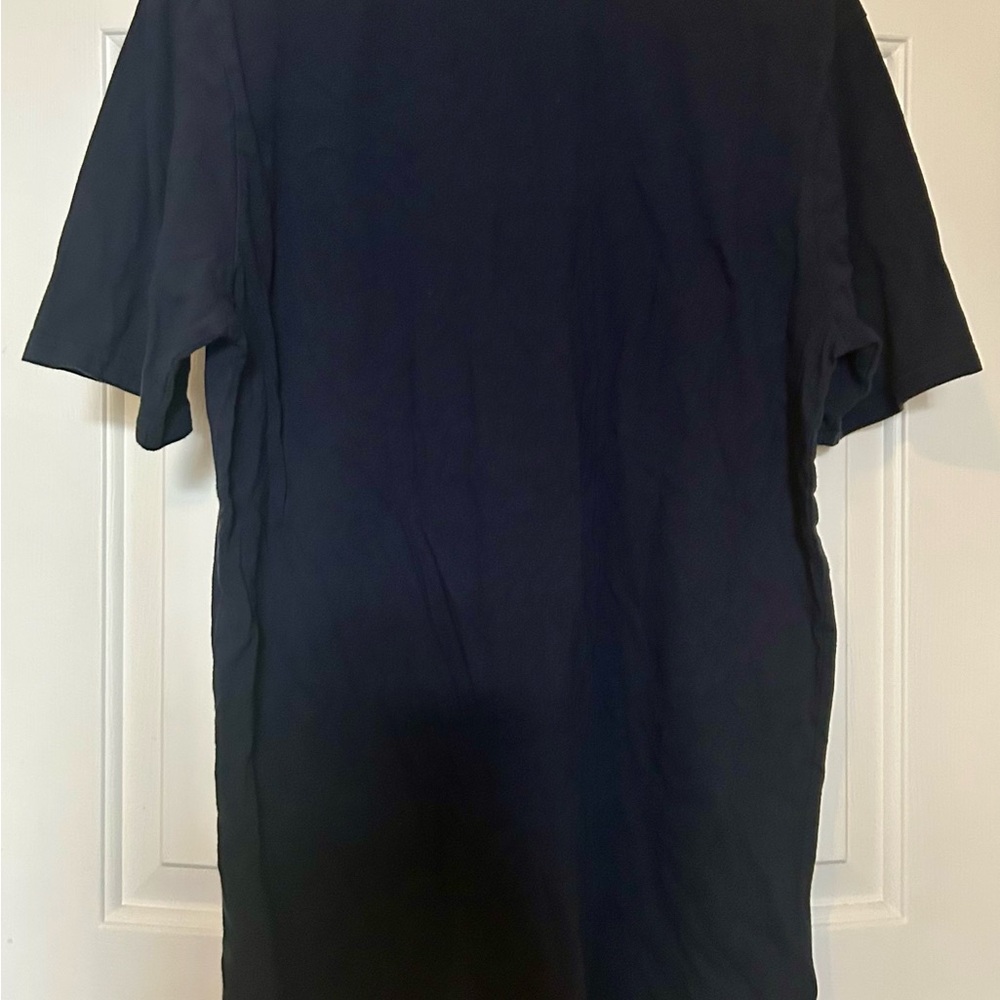 Oakley Men's Black Tee with Blue and Red Design - Picture 2 of 3